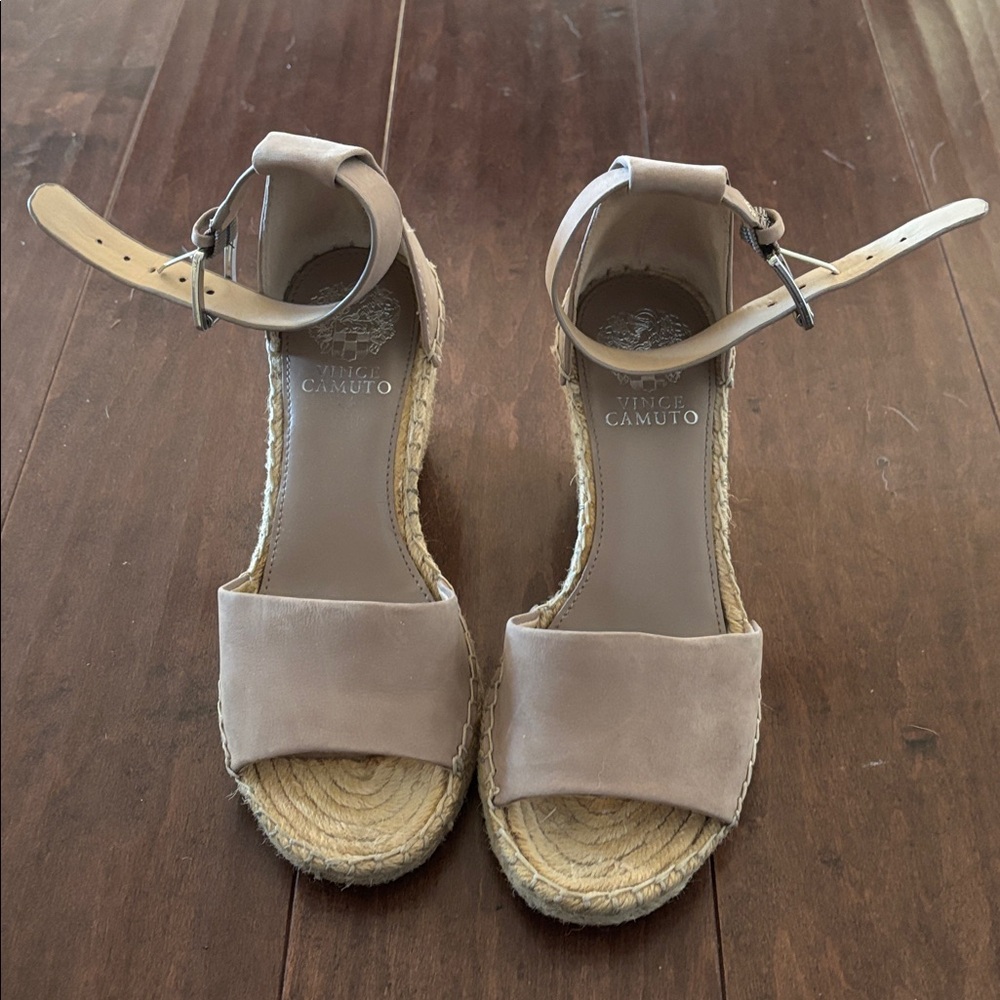 Vince Camuto Tan Espadrille Sandals